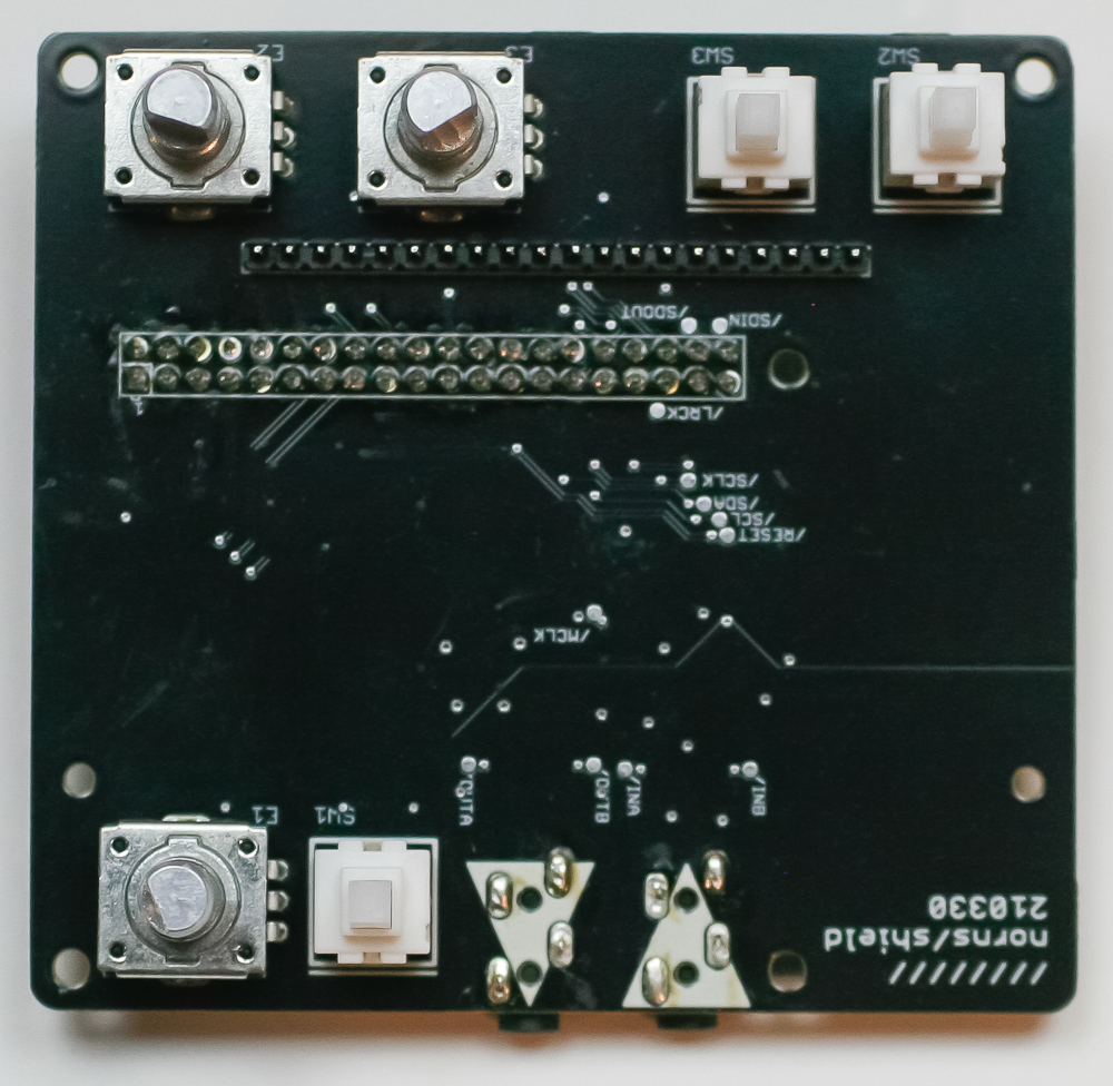 Norns Shield Buttons & Rotary Encorders