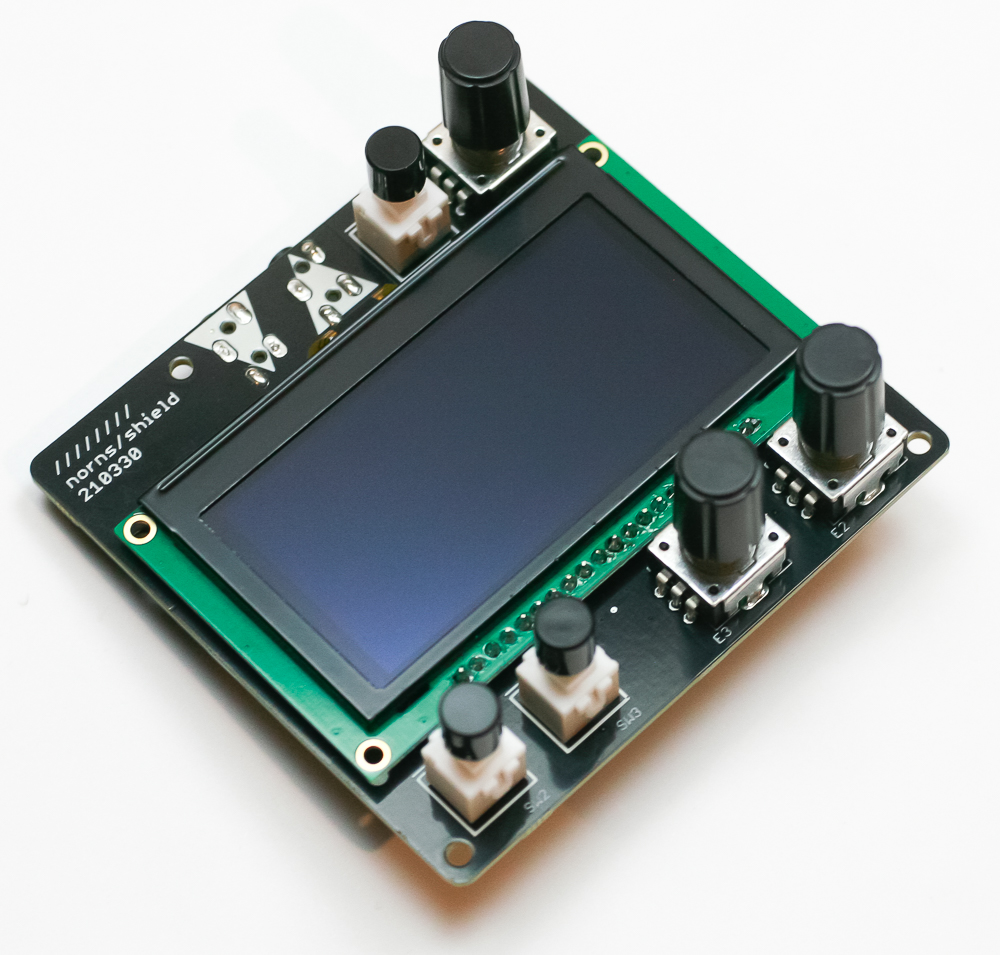 Norns Shield OLED, knobs and button caps
