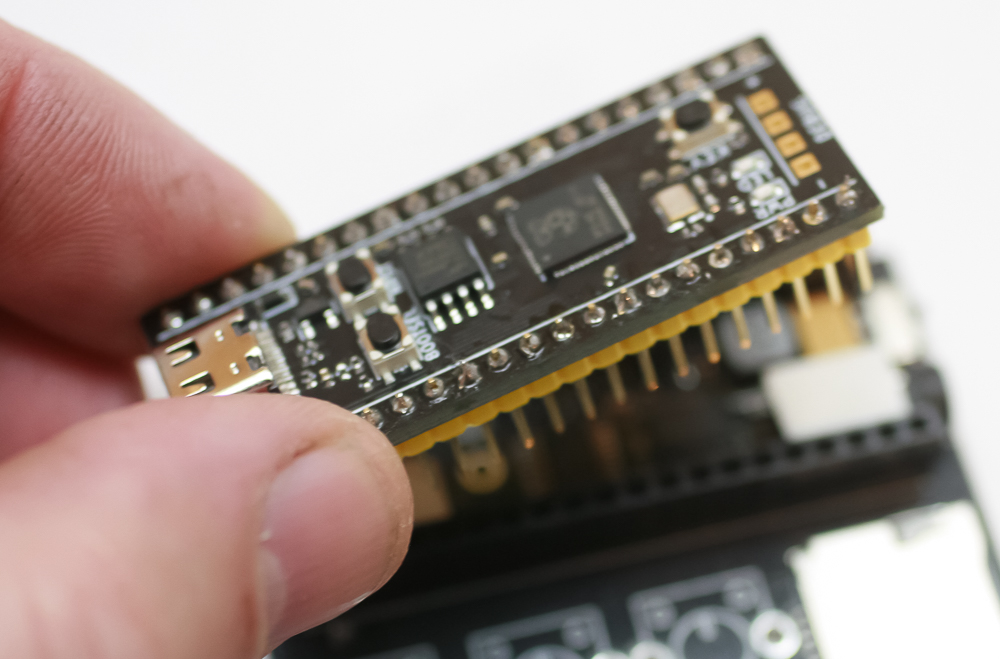 Zeptocore Raspberry Pi Pico, soldered 