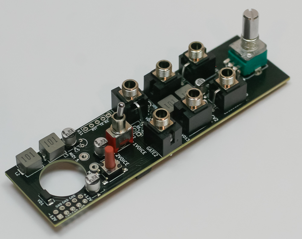 MIDI - CV - Jacks, Pot and Switch