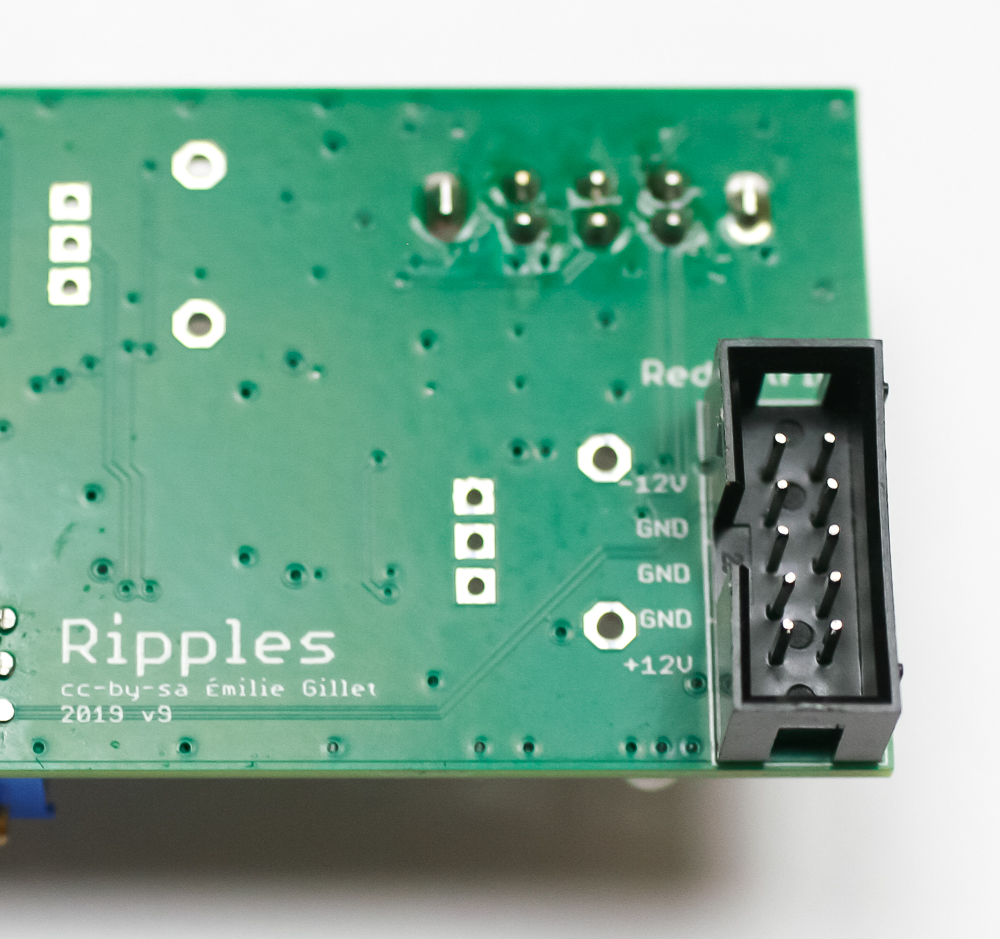 Mutable Ripples Eurorack Power Header